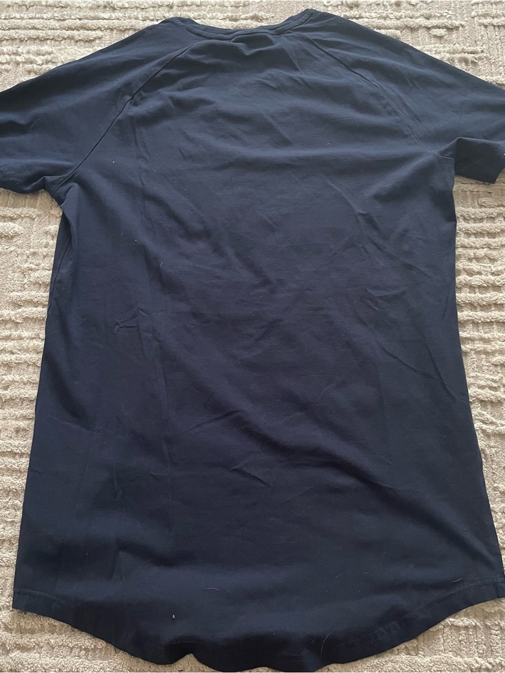 Gymshark Black Tee with Blue Logo - Picture 3 of 3